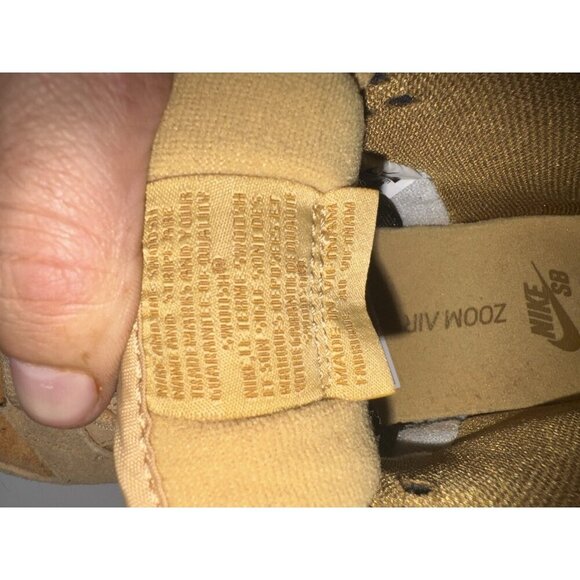 Nike Low Dunk Pro SB Reverse Reese Forbes Wheat Sneakers 2017. Size 10M, W/ CoA. - Picture 14 of 16